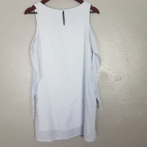 Skies Are Blue Striped Sleeveless Double Tie Dress - Picture 5 of 7